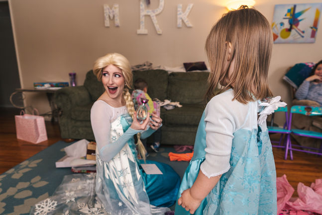 Snow Queen performing at a children's event – photo 8